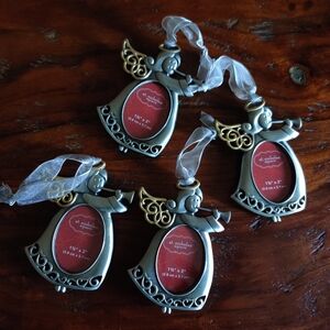 St. Nicholas Square Ornament Angels Mini Picture Frames Ornaments Set Of 4